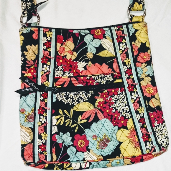 Vera Bradley 2pc Happy Snails Crossbody Bag & Wristlet ID Wallet Set - CLEAN - Picture 3 of 9